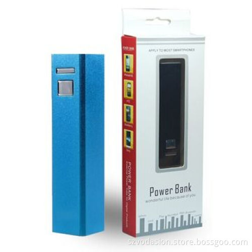2014 Top Selling 2,200mAh Square Tube Mobile Portable Power Bank